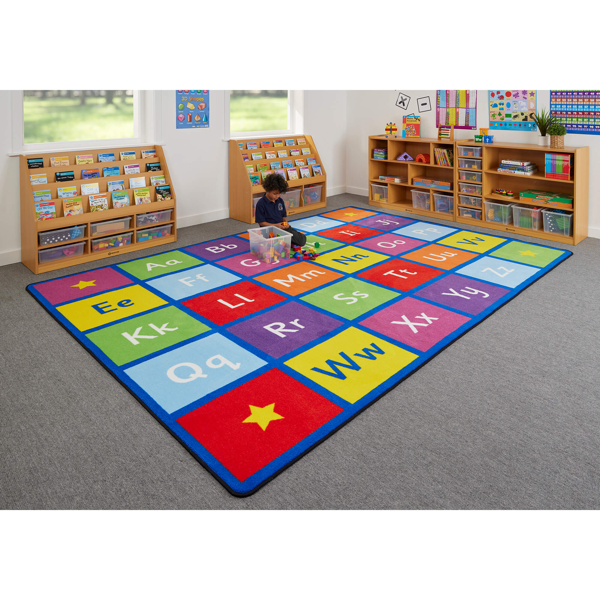Large Alphabet Learning Rug | Profile Education